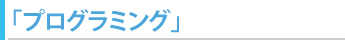 プログラミング